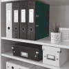 Leitz Lever Arch File 180° WOW POB/laminiert A4/80mm, A4, Karton, Schwarz, 600 Blatt, 80 g/m², 8 cm