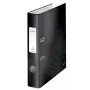 Leitz Hebelordner 180° WOW POB/laminiert A4/50 mm, A4, Q-Mechanik, Aufbewahrung, Karton, Schwarz, 350 Blatt