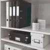 Leitz Hebelordner 180° WOW POB/laminiert A4/50 mm, A4, Q-Mechanik, Aufbewahrung, Karton, Schwarz, 350 Blatt