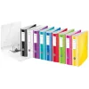 Leitz Ordner Active PP WOW A4/80mm, A4, D-Ring, Aufbewahrung, Polyfoam, Weiß, 500 Blatt