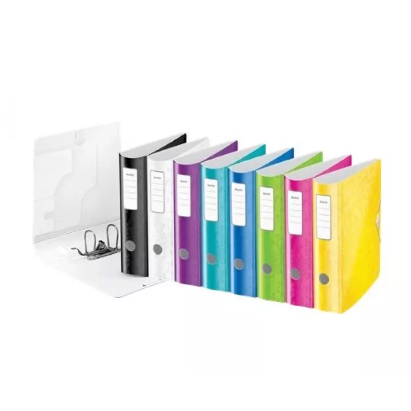 Leitz Hebelordner Active PP WOW A4/80 mm, A4, Polyfoam, Gelb, 500 Blatt, 80 g/m², 8,2 cm