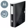 Leitz Hebelordner Active PP WOW A4/80 mm, A4, D-Ring, Aufbewahrung, Polyfoam, Schwarz, 500 Blatt