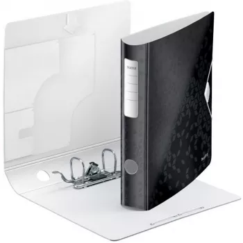 Leitz Aktenordner Active PP WOW A4/65mm, A4, Polyfoam, Schwarz, 350 Blatt, 80 g/m², 6,5 cm