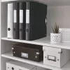 Leitz Aktenordner Active PP WOW A4/65mm, A4, Polyfoam, Schwarz, 350 Blatt, 80 g/m², 6,5 cm