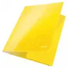 Leitz 3-Klappmappe WOW Card/POB A4, Präsentationsmappe, A4, Polypropylen (PP), Gelb, 250 Blatt, 80 g/m²