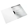 Leitz Klarsichtmappe ColorClip WOW A4 PP, Präsentationsmappe, A4, Polypropylen (PP), Weiß, 30 Blatt, 80 g/m²