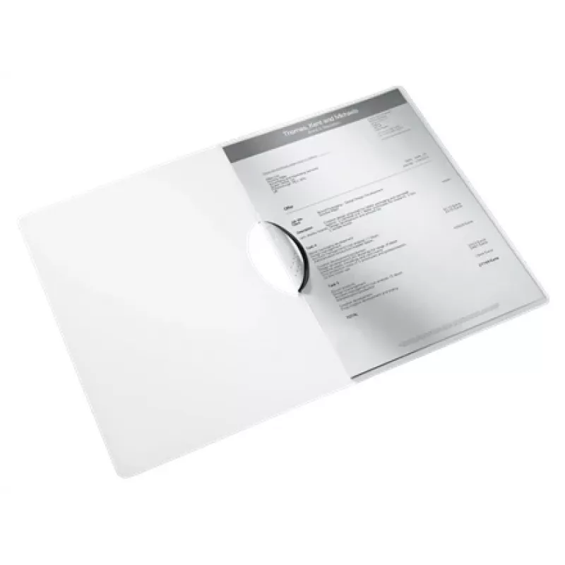 Leitz Clip file ColorClip WOW A4 PP, Präsentationsmappe, A4, Polypropylen (PP), Schwarz, glänzend, 30 Blatt