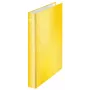 Leitz Ringbinder WOW laminiert A4+ 2DR/25mm, A4+, D-Ring, Karton, Gelb, 250 Blatt, 80 g/m²