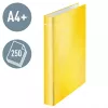 Leitz Ringbinder WOW laminiert A4+ 2DR/25mm, A4+, D-Ring, Karton, Gelb, 250 Blatt, 80 g/m²