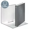 Leitz Ringbinder WOW laminiert A4+ 2DR/25mm, A4+, D-Ring, Karton, Gelb, 250 Blatt, 80 g/m²