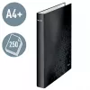 Leitz Ringbinder WOW Laminierter A4+ 2DR/25mm, A4+, D-Ring, Karton, Schwarz, 250 Blatt, 80 g/m²