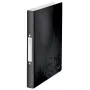 Leitz Ringbinder WOW PP A4 2RR/25mm, A4, Rundring, Polypropylen (PP), Schwarz, 190 Blatt, 80 g/m²