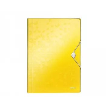 Leitz Projektmappe WOW PP, A4, Polypropylen (PP), Gelb, Hochformat, 250 Blatt, 80 g/m²