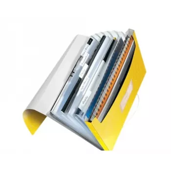 Leitz Projektmappe WOW PP, A4, Polypropylen (PP), Gelb, Hochformat, 250 Blatt, 80 g/m²