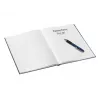 Leitz Notebook WOW A5 liniert mit Hardcover 90g/80 Blatt, Muster, Schwarz, A5, 80 Blatt, 80 g/m², liniertes Papier
