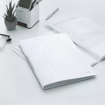 Leitz WOW Display-Buch PP 20 Hüllen, Weiß, Polyvinylchlorid (PVC), 20 Hüllen, A4, 231 mm, 13 mm