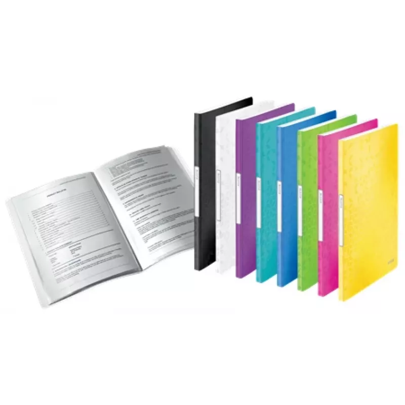 Leitz Display-Buch WOW PP 20 Hüllen, Schwarz, Polyvinylchlorid (PVC), 20 Hüllen, A4, 231 mm, 13 mm