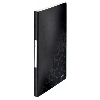 Leitz Displaybuch WOW PP 40 Hüllen, Schwarz, Polypropylen (PP), 40 Hüllen, A4, 231 mm, 16 mm