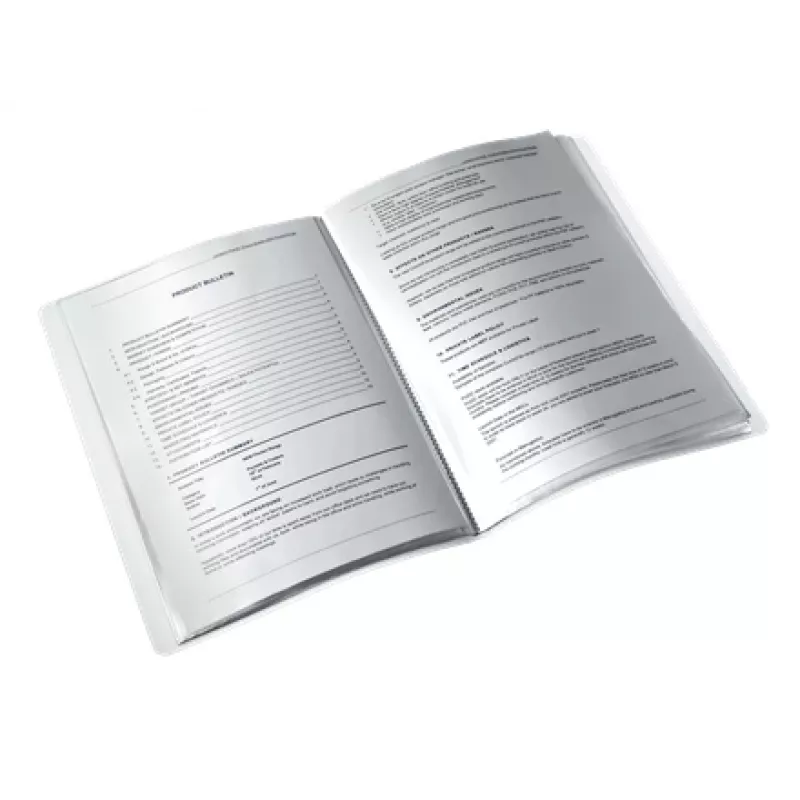 Leitz Displaybuch WOW PP 40 Hüllen, Schwarz, Polypropylen (PP), 40 Hüllen, A4, 231 mm, 16 mm