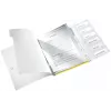 Leitz WOW PP Trennblätter-Buch, 6 Tabs, konventionelle Aktenmappe, A4, Polypropylen (PP), Gelb, glänzend, 200 Blatt