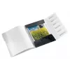 Leitz Trennstreifen-Buch WOW PP 6 Tabs, herkömmlicher Aktenordner, A4, Polypropylen (PP), Schwarz, glänzend, 200 Blatt