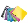 Leitz WOW Notizbuch A5 liniert, Spiralbindung mit PP-Umschlag, Monochromatisch, Weiß, A5, 80 Blatt, 80 g/m², Liniertes Papier