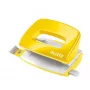 Leitz NeXXt Locher WOW Mini 2-fach / 10 Blatt, 10 Blatt, Gelb, Kunststoff, 8 cm, 5,5 mm, A4, A5, A6, Folio, US-Quart, 8 x 8 x 8cm