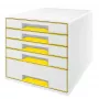 Leitz Drawer Cabinet WOW Cube 5-drawer, 5 Schubladen, Kunststoff, 270 mm, 287 mm, 363 mm, 3,59 kg