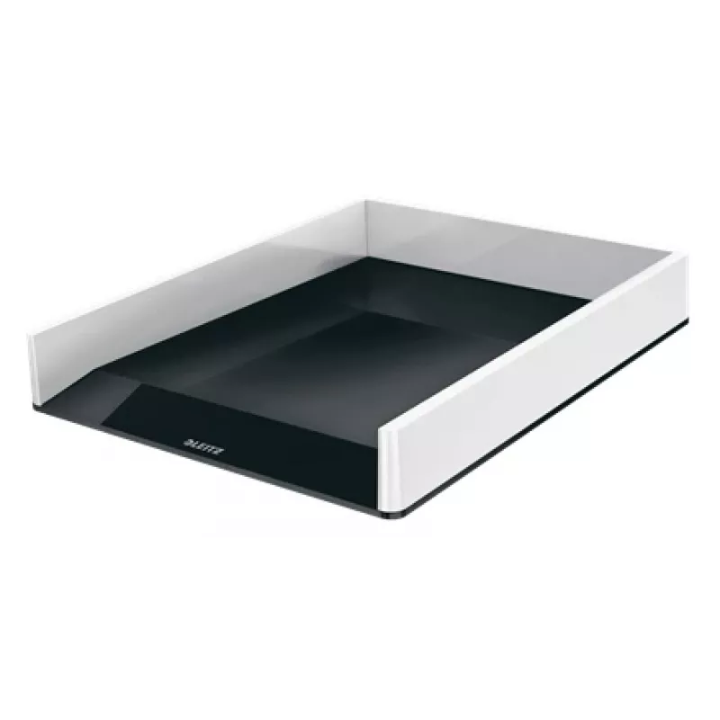 Leitz Briefablage WOW Dual Colour, Kunststoff, Schwarz, Weiß, A4, A4, 267 mm, 336 mm