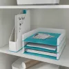 Leitz Zeitschriftensammler WOW Dual Colour, Violett, Weiß, Kunststoff, A4, 73 mm, 272 mm, 318 mm
