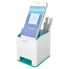Leitz Sound Pen Holder WOW, Blau, Weiß, Polystyrol (PS), 90 mm, 101 mm, 100 mm, 140 g