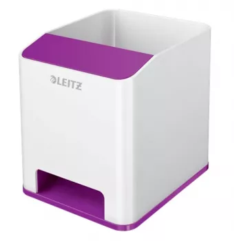 Leitz Sound Pen Holder WOW, Lila, Polystyrol (PS), 90 mm, 101 mm, 100 mm, 140 g
