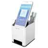 Leitz Sound Pen Holder WOW, Schwarz, Weiß, Polystyrol, 90 mm, 101 mm, 100 mm, 140 g