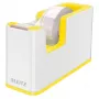 Leitz Tischabroller WOW, 1,9 cm, 33 m, Polystyrol (PS), Weiß, Gelb, 51 mm, 126 mm