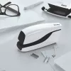 Leitz NeXXt Heftgerät batteriebetrieben WOW 5566, 10 Blatt, Frontlademechanik, 1 cm, Kunststoff, Weiß, Batterie