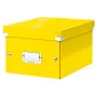 Leitz Click & Store WOW Kleine Aufbewahrungsbox, Aufbewahrungsbox, Gelb, Rechteckig, Karton, Einfarbig, Innenbereich