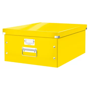 Leitz Click & Store WOW Große Aufbewahrungsbox, Gelb, Karton, 369 mm, 482 mm, 200 mm