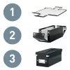 Leitz Click & Store WOW Große Aufbewahrungsbox, Gelb, Karton, 369 mm, 482 mm, 200 mm