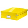 Leitz Click & Store WOW Medium Organiser Box, Aufbewahrungsbox, Gelb, Rechteckig, Karton, Monochromatisch, Innenbereich
