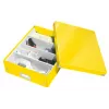 Leitz Click & Store WOW Medium Organiser Box, Aufbewahrungsbox, Gelb, Rechteckig, Karton, Monochromatisch, Innenbereich