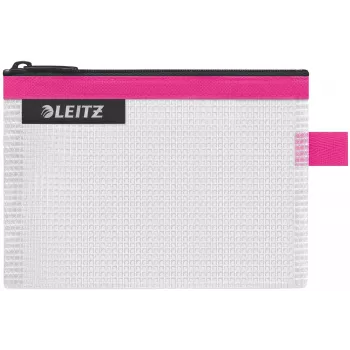 Leitz Travel Pouch wasserabweisend WOW Small, Unisex, Accessoire-Tasche, Klein, Reißverschluss, Wasserabweisend, Pink