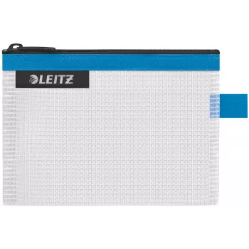 Leitz Travel Pouch wasserabweisend WOW Small, Unisex, Zubehörtasche, Small, Reißverschluss, Wasserabweisend, Blau
