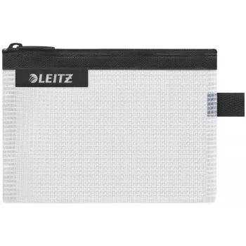 Leitz Travel Pouch wasserfest WOW Small, Unisex, Zubehörtasche, Klein, Reißverschluss, Wasserfest, Schwarz