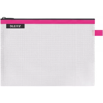 Leitz Travel Pouch wasserdicht WOW Medium, Unisex, Zubehörtasche, Medium, Reißverschluss, wasserdicht, Pink