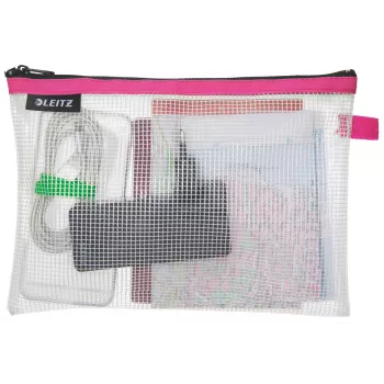 Leitz Travel Pouch wasserdicht WOW Medium, Unisex, Zubehörtasche, Medium, Reißverschluss, wasserdicht, Pink