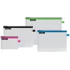 Leitz Travel Pouch wasserabweisend WOW Medium, Unisex, Accessoire-Tasche, Medium, Reißverschluss, Wasserabweisend, Schwarz