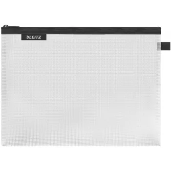 Leitz Travel Pouch wasserabweisend WOW Large, Unisex, Zubehörtasche, Groß, Reißverschluss, Wasserabweisend, Schwarz