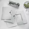 Leitz 3-Klapp-Mappe WOW PP A4, Präsentationsmappe, A4, Polypropylen (PP), Weiß, Hochformat, 150 Blatt