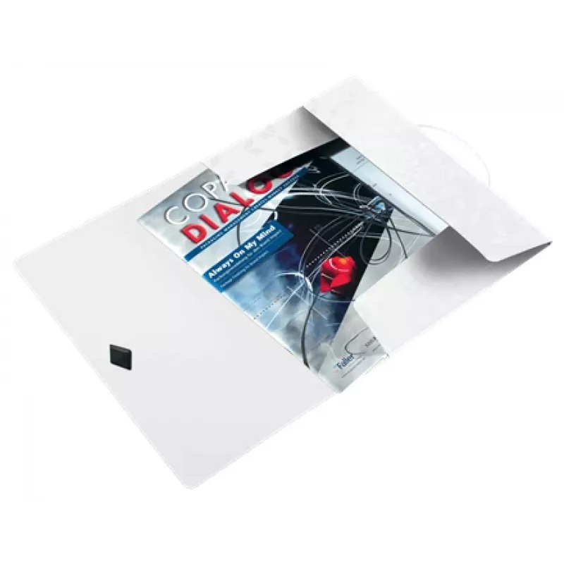 Leitz 3-Klapp-Mappe WOW PP A4, Präsentationsmappe, A4, Polypropylen (PP), Weiß, Hochformat, 150 Blatt