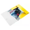 Leitz 3-Klapp-Mappe WOW PP A4, Präsentationsmappe, A4, Polypropylen (PP), Gelb, Hochformat, 150 Blatt
